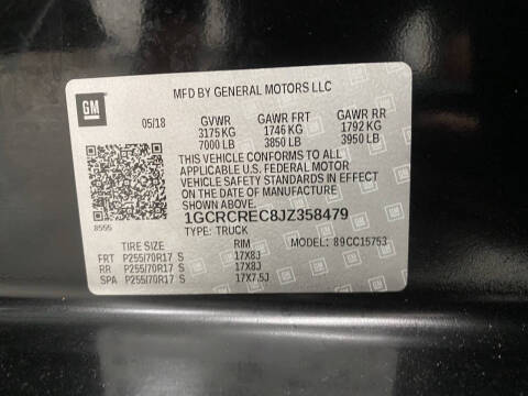 2018 Chevrolet Silverado 1500 LT