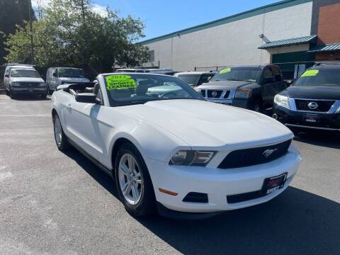 2012 Ford Mustang for sale at SWIFT AUTO SALES INC in Salem OR