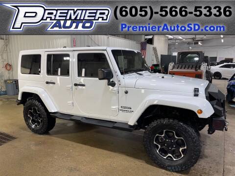 2015 Jeep Wrangler Unlimited for sale at Premier Auto in Sioux Falls SD