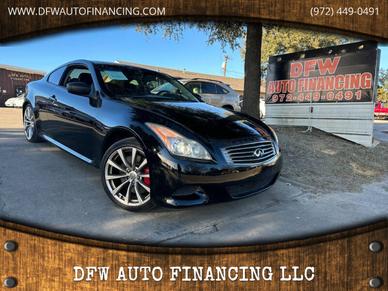 2009 Infiniti G37 Coupe for sale at DFW AUTO FINANCING LLC in Dallas TX