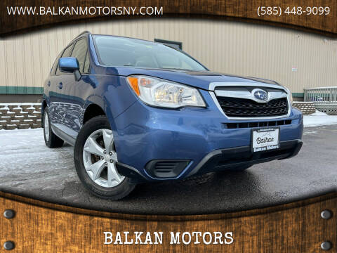 2016 Subaru Forester for sale at BALKAN MOTORS in East Rochester NY