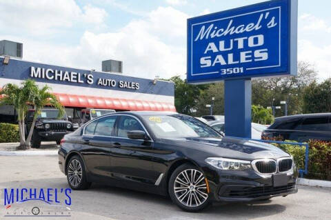 2019 BMW 5 Series for sale at Michael's Auto Sales Corp in Hollywood FL