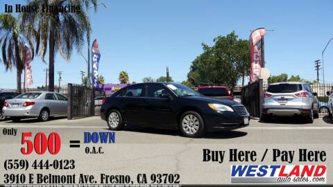 2012 Chrysler 200 for sale at Westland Auto Sales in Fresno CA