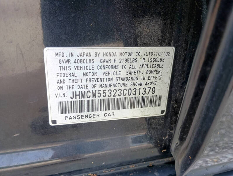 2003 Honda Accord LX