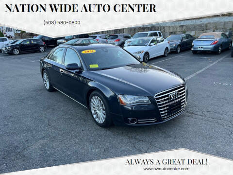 2014 Audi A8 for sale at Nation Wide Auto Center in Brockton MA