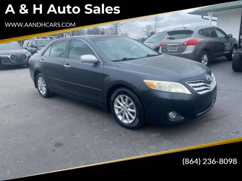 2011 Toyota Camry for sale at A & H Auto Sales in Greenville SC