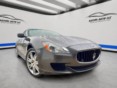 2015 Maserati Quattroporte for sale at Hatimi Auto LLC in Buda TX