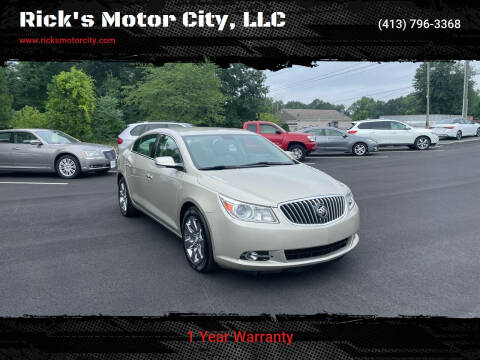 2013 Buick LaCrosse for sale at Rick's Motor City, LLC in Springfield MA