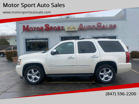 2013 Chevrolet Tahoe for sale at Motor Sport Auto Sales in Waukegan IL