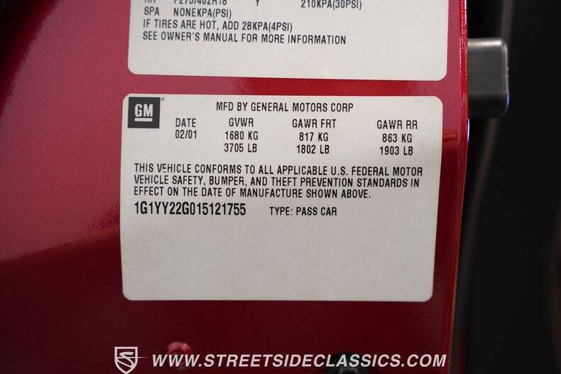 2001 Chevrolet Corvette