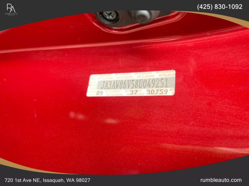 2008 Mitsubishi Lancer Evolution GSR