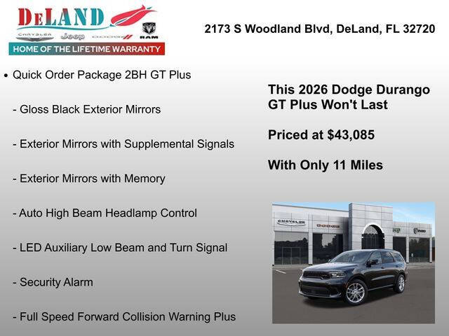 2026 Dodge Durango GT Plus