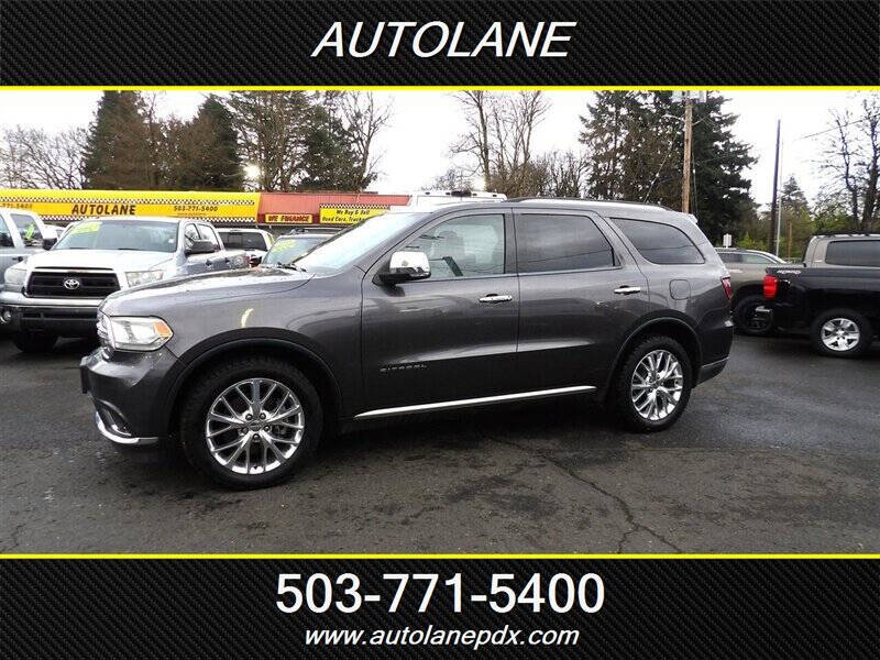 Gray 2014 Dodge Durango Citadel AWD Citadel 4dr SUV 2