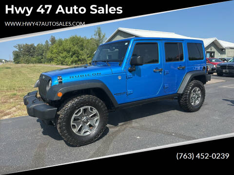 2014 Jeep Wrangler Unlimited for sale at Hwy 47 Auto Sales in Saint Francis MN
