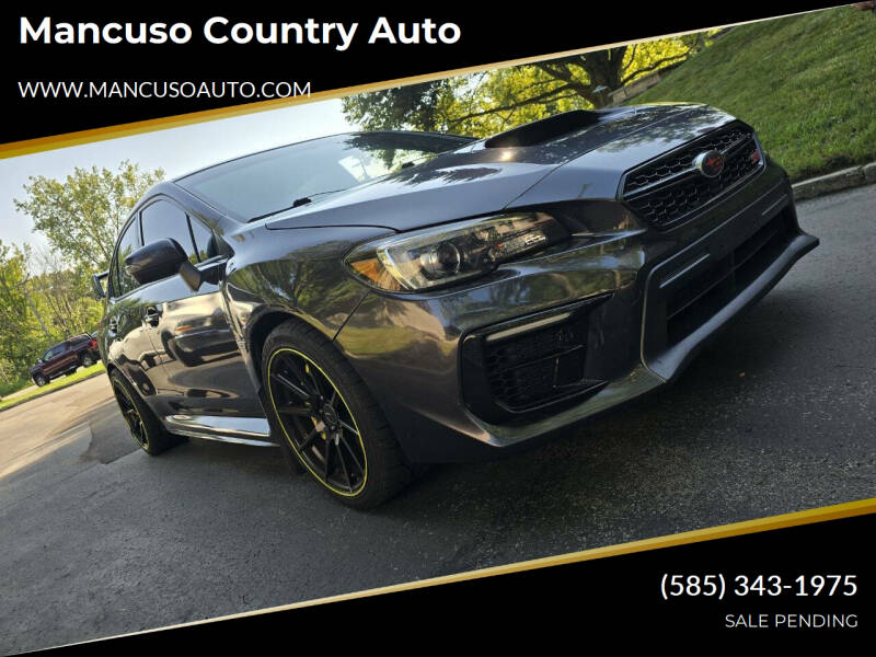 2019 Subaru WRX for sale at Mancuso Country Auto in Batavia NY