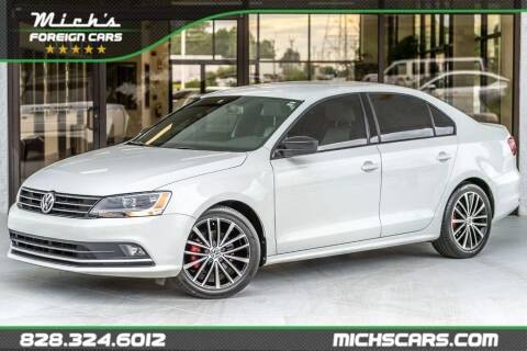 2016 Volkswagen Jetta for sale at Mich's Foreign Cars in Hickory NC