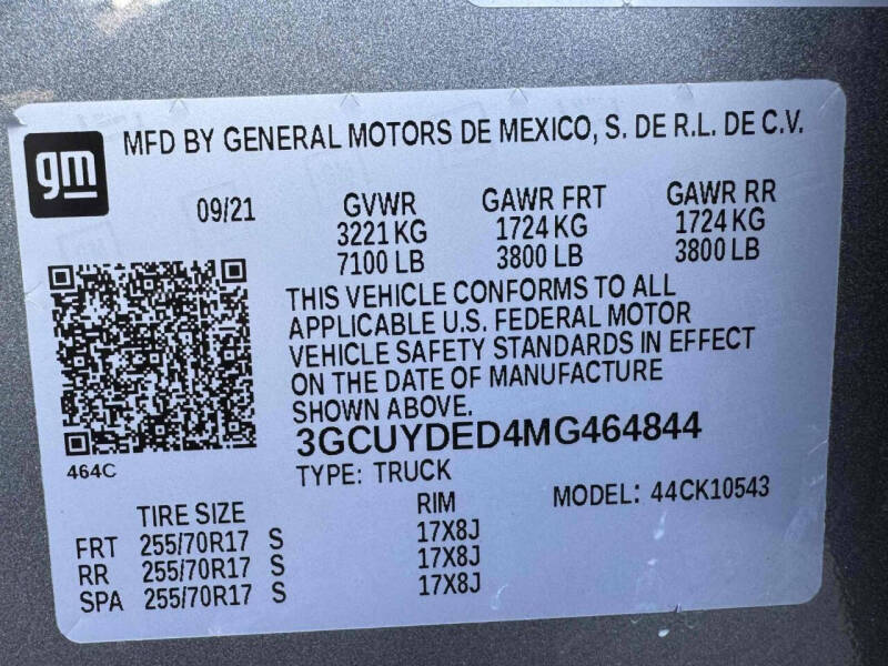 2021 Chevrolet Silverado 1500