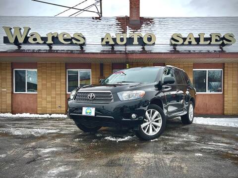 2009 Toyota Highlander Hybrid for sale at Wares Auto Sales INC in Traverse City MI