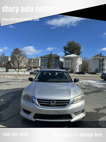 2014 Honda Accord for sale at sharp auto center in Worcester MA