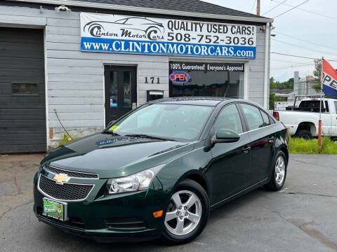 2014 Chevrolet Cruze for sale at Clinton MotorCars in Shrewsbury MA