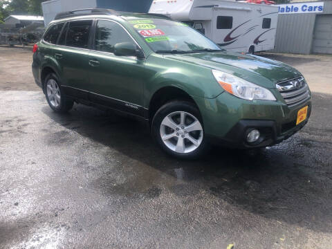 2013 Subaru Outback for sale at Affordable Cars in Kingston NY