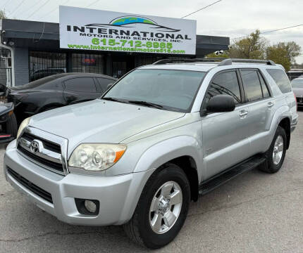 2008 Toyota 4Runner for sale at International Motors & Services Inc. in Nashville TN