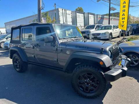 2016 Jeep Wrangler Unlimited for sale at Giordano Auto Sales in Hasbrouck Heights NJ