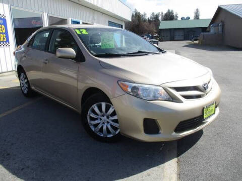2012 Toyota Corolla for sale at Country Value Auto in Colville WA
