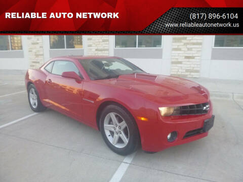 2011 Chevrolet Camaro for sale at RELIABLE AUTO NETWORK in Arlington TX