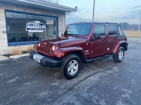 2008 Jeep Wrangler Unlimited for sale at Tonys Auto Sales Inc in Wheatfield IN