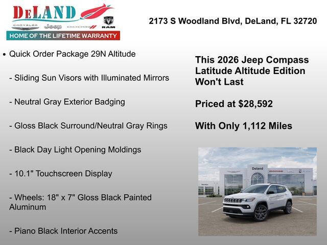 2026 Jeep Compass Latitude