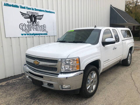 2012 Chevrolet Silverado 1500 for sale at Team Knipmeyer in Beardstown IL