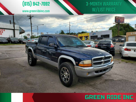 2000 Dodge Dakota for sale at Green Ride Inc in Nashville TN