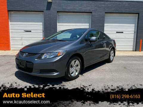 2013 Honda Civic for sale at KC AUTO SELECT in Kansas City MO