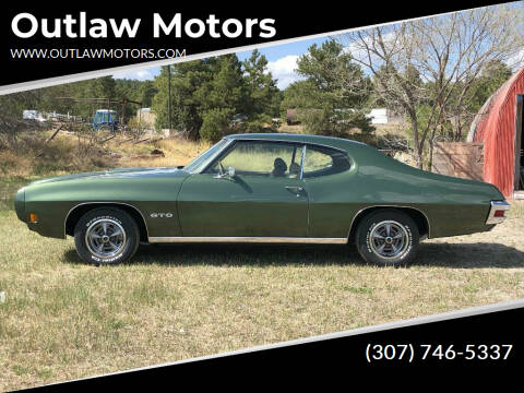 1970 Pontiac GTO for sale at Outlaw Motors in Newcastle WY