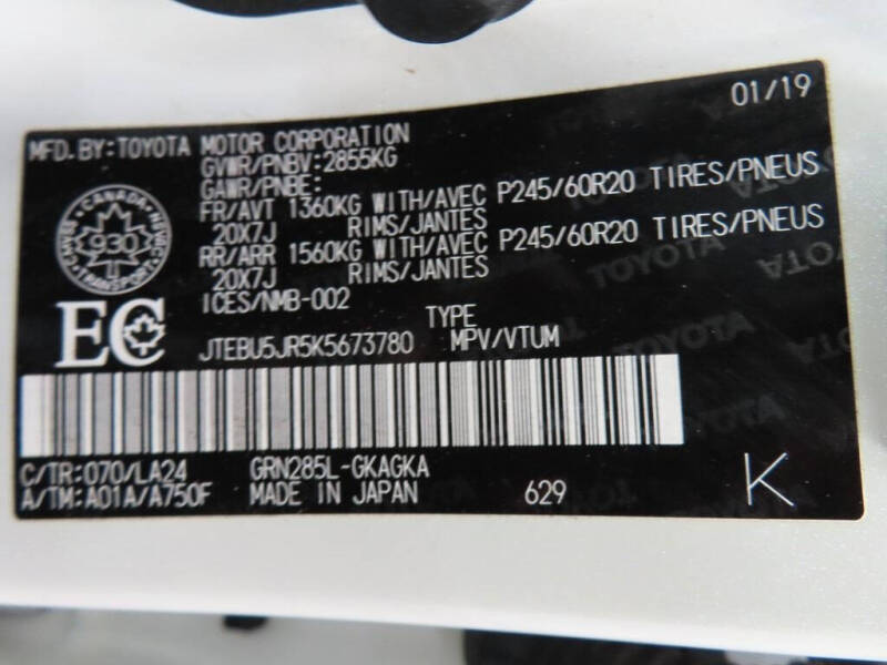 2019 Toyota 4Runner Limited