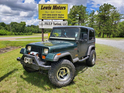 1995 Jeep Wrangler for sale at Lewis Motors LLC in Deridder LA