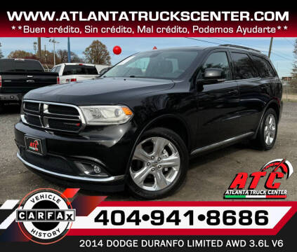 2014 Dodge Durango for sale at ATLANTA TRUCK CENTER LLC in Doraville GA