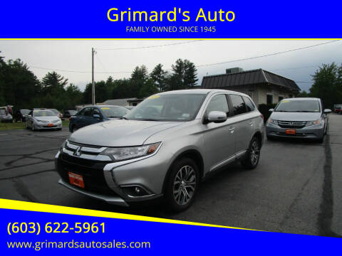 2018 Mitsubishi Outlander for sale at Grimard's Auto in Hooksett NH
