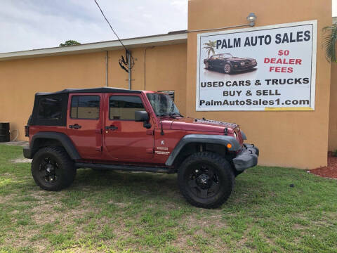 2012 Jeep Wrangler Unlimited for sale at Palm Auto Sales in West Melbourne FL