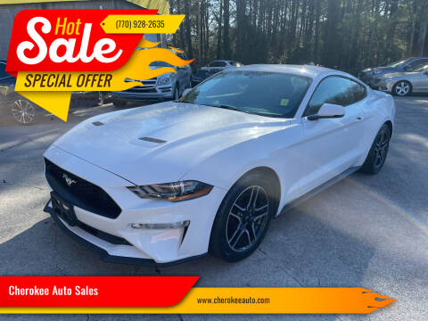 2018 Ford Mustang for sale at Cherokee Auto Sales in Acworth GA