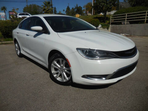 2016 Chrysler 200 for sale at ARAX AUTO SALES in Tujunga CA