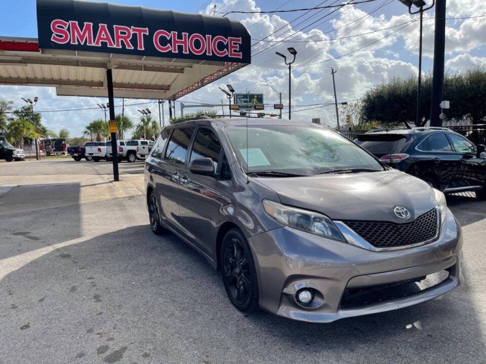 2013 Toyota Sienna for sale at SMART CHOICE AUTO in Pasadena, TX