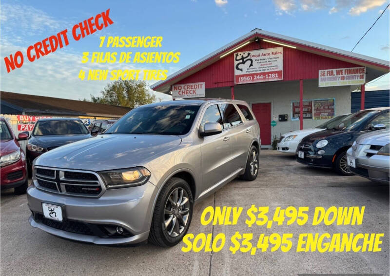 2014 Dodge Durango for sale at Coqui Auto Sales in La Feria TX