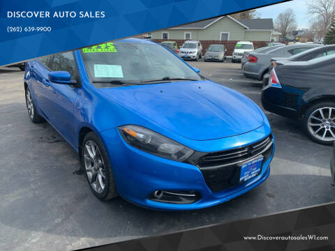 2015 Dodge Dart for sale at DISCOVER AUTO SALES in Racine WI