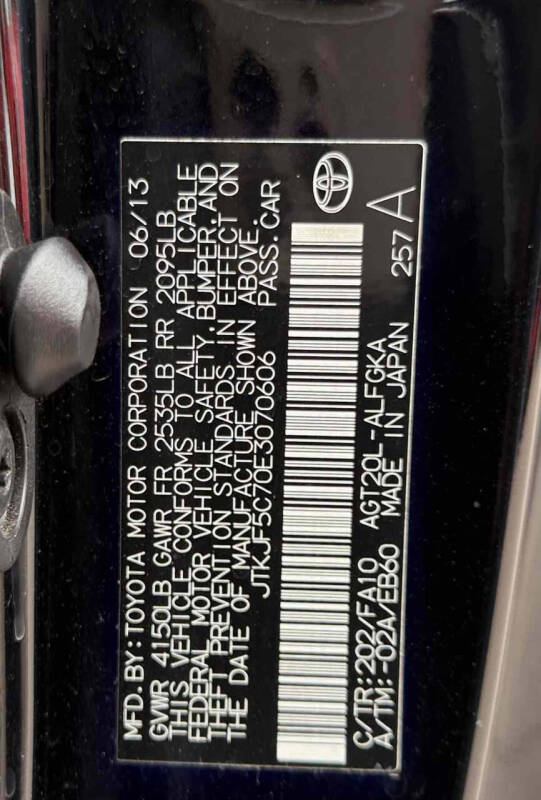 2014 Scion tC 10 Series