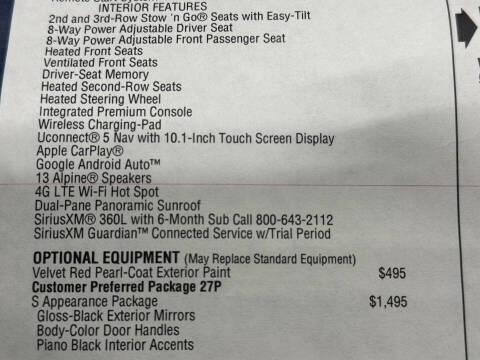 2023 Chrysler Pacifica Limited