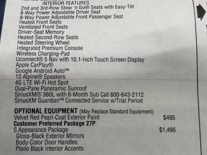 2023 Chrysler Pacifica Limited