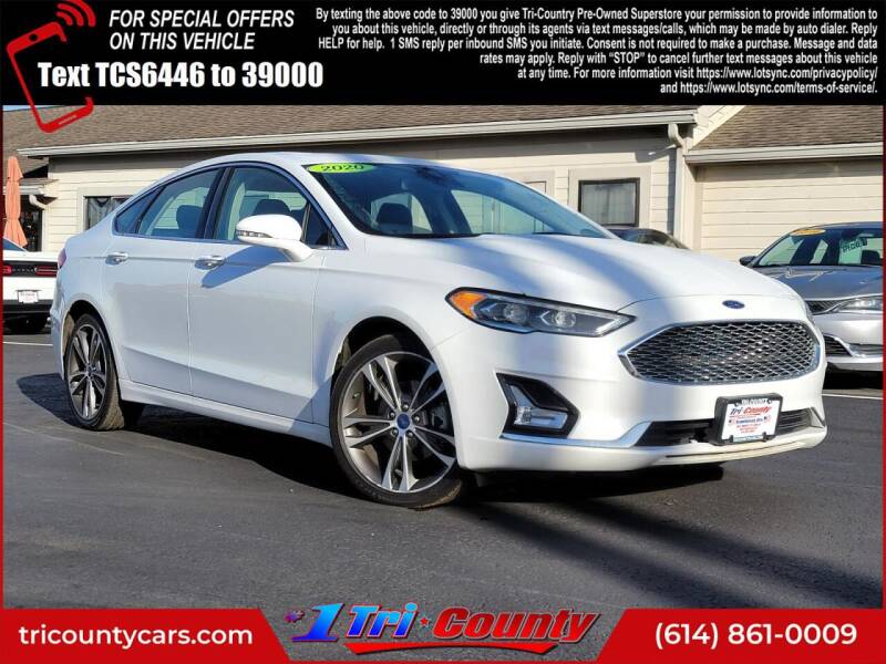 2020 Ford Fusion for sale at Tri-County Pre-Owned Superstore in Reynoldsburg OH