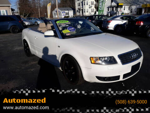 2003 Audi A4 for sale at Automazed in Attleboro MA